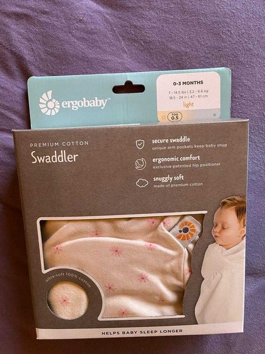 Sistem de Infasare Swaddler Daisies, Ergobaby 0-3 luni