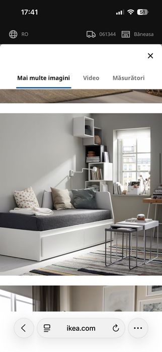 pat copii divan ikea