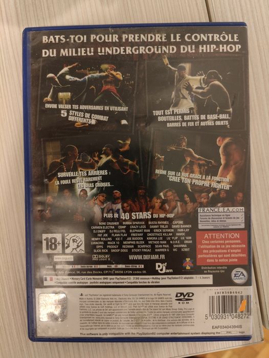 Joc PS2 Def Jam Fight for NY