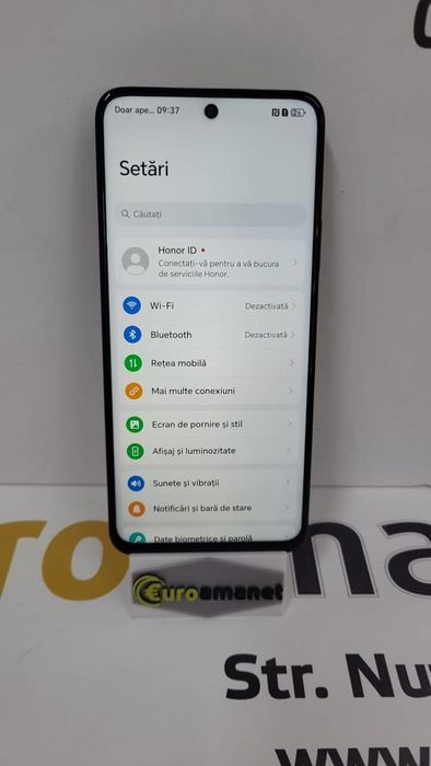 Telefon mobil Honor 200 Smart, 4GB RAM, 256GB, 5G, Midnight Black -N-