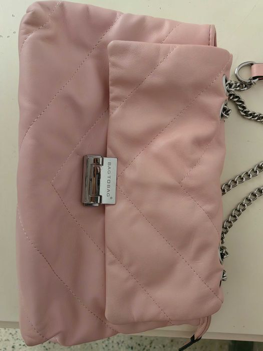 Дамска чанта в розов цвят