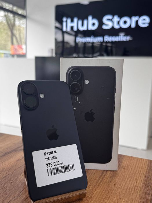 Айфон16•128гб/100%қара