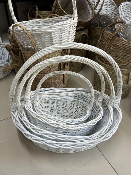 Корзины плетенные 4 размера