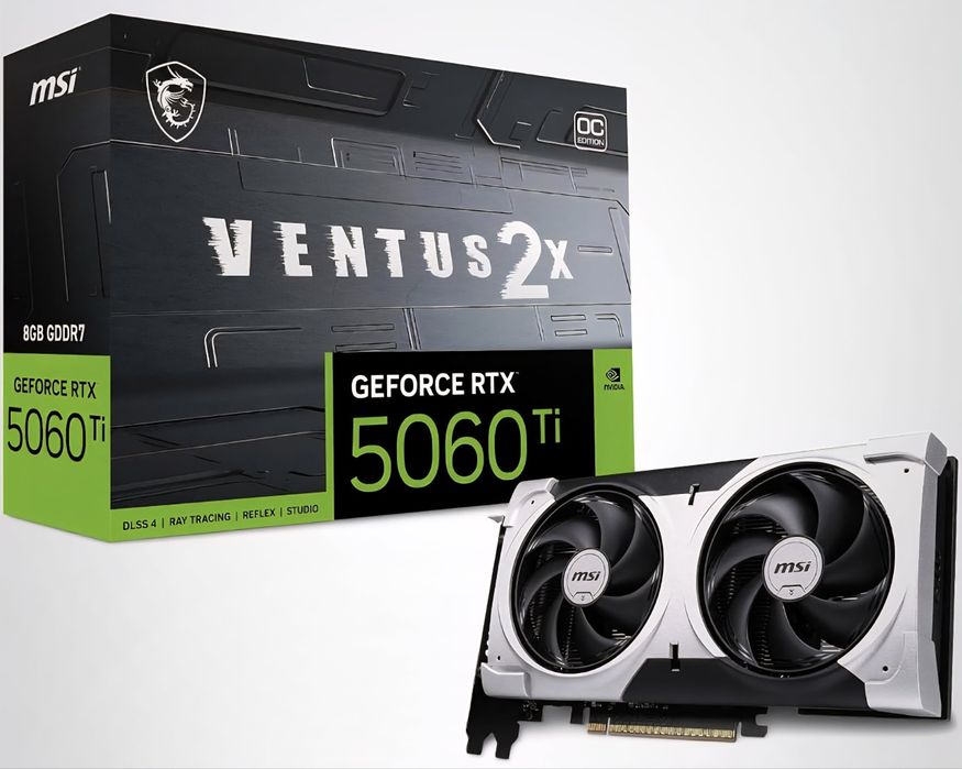 Лучшая цена! MSI GeForce RTX™ 5060 Ti 8G Ventus 2X OC Plus