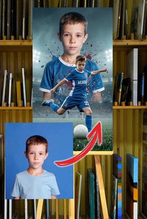 Постер с вашей фотографии