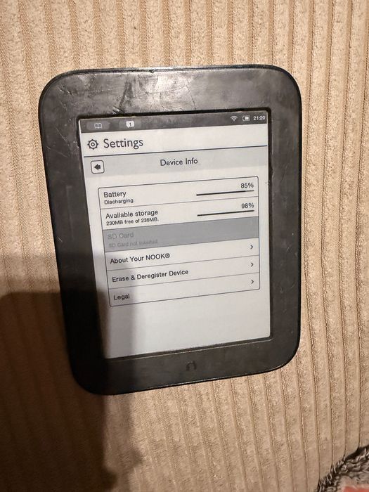 Проблемен и НЕработещ изрядно Nook четец BNRV300 (хардуерен проблем)