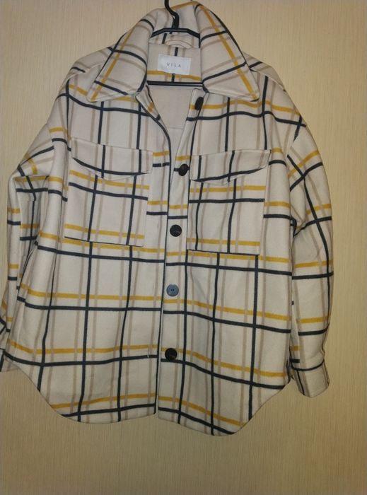 Куртка-рубашка,размер оверсайз