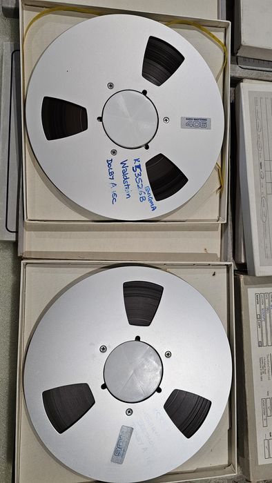Ampex 406 и Scotch магнетофонни ролки NAB 10.5"