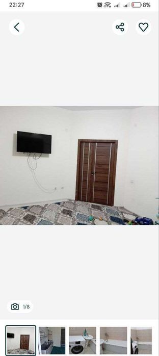 Сдаётся 2х квартира на 4 этаж орр 7-МИКР