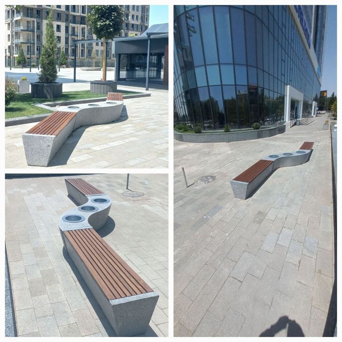 Скамейка  skameyka urna  урна гулдон вазон гранит мрамор