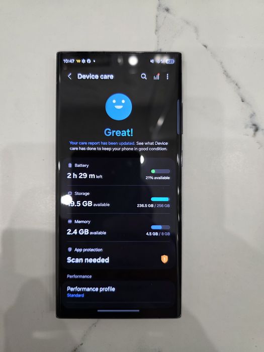 Samsung S23 Ultra ca nou Negru