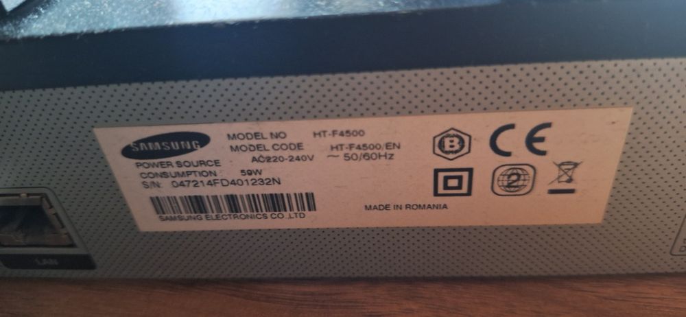 Home cinema blueray 3d Samsung  HT F4500 5.1