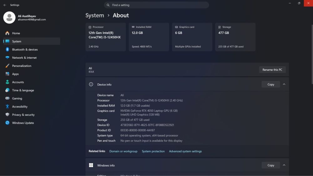 Lenovo LOQ essential RTX 4050