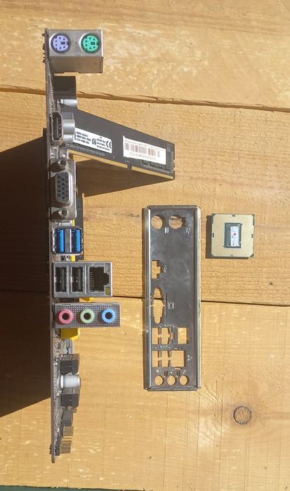 H310 plata + protsessor + RAM 4GB