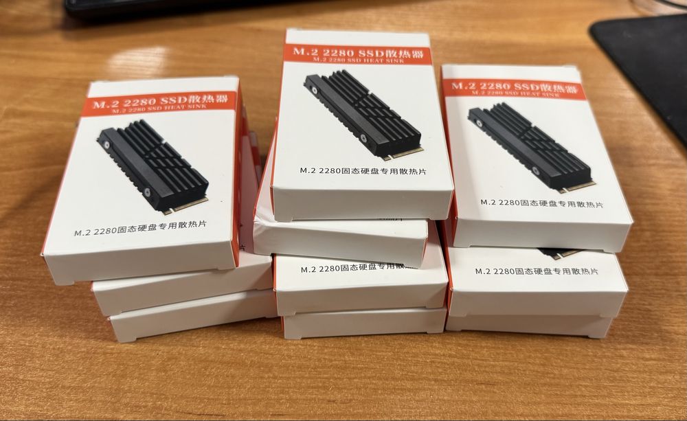 Радиатор охлаждения для SSD M.2 2280