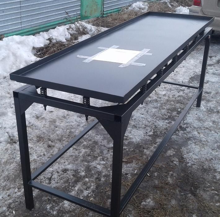 Вибростол для тротуарной плитки, брусчатки