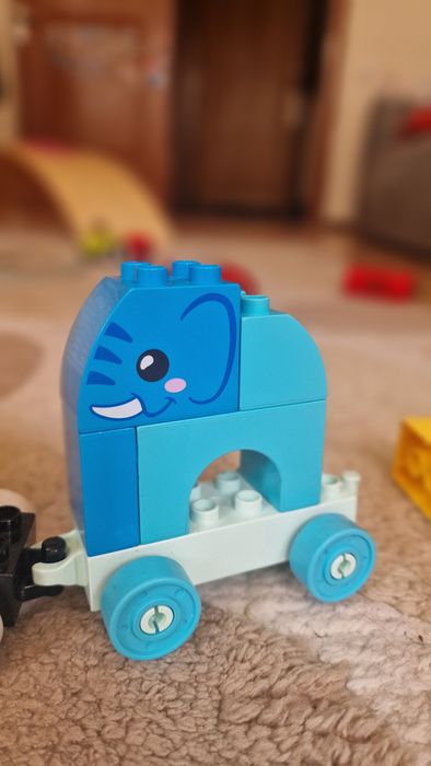 Оригинальный лего дупло паровозик