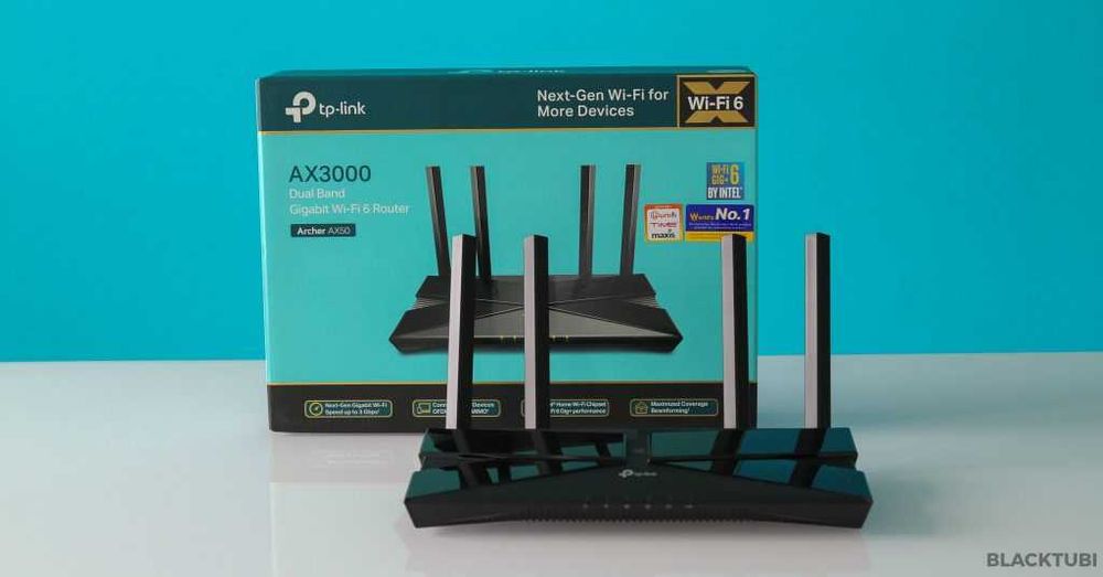 Router WiFi6 Wireless Gigabit TP-LINK Archer AX50, AX3000 Nou Sigilat
