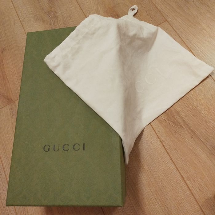 Бели оригинални маратонки Gucci