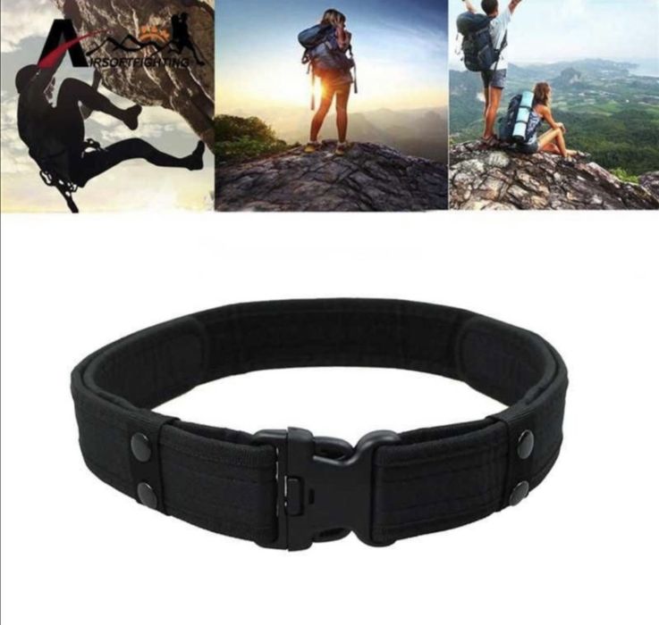 тактически колан стрелба военен туризъм лов airsoft  стабилна катарама