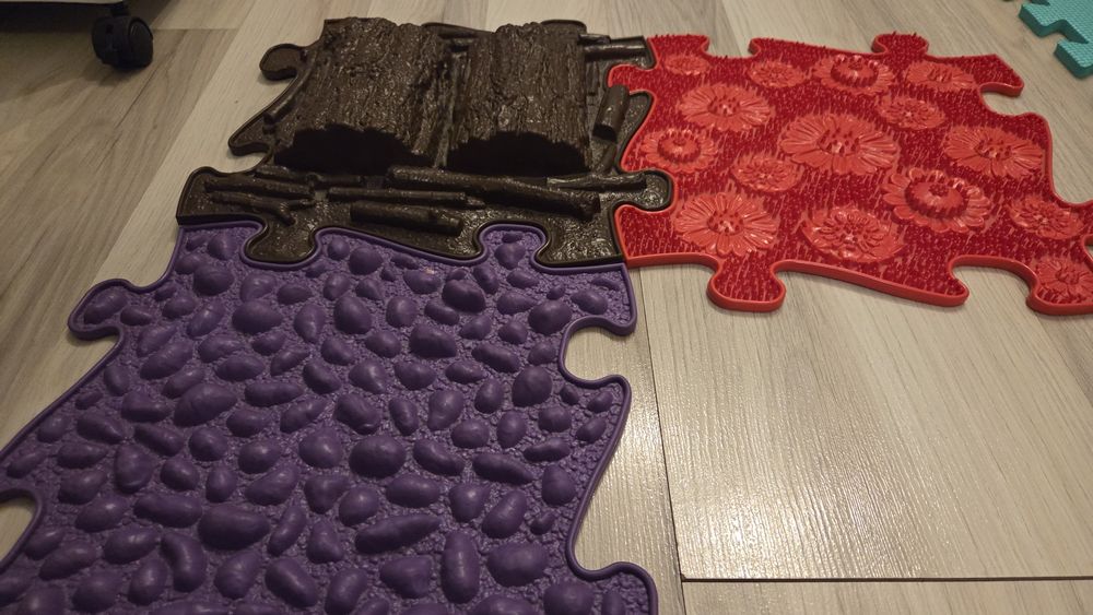 Covoras ortopedic puzzle, 11 piese