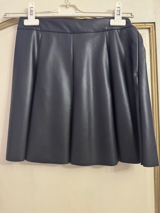 Юбка S размер Велюр Кожа