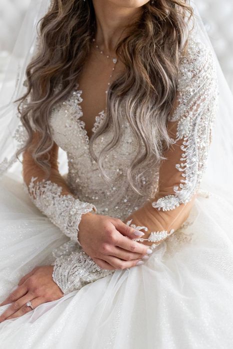 Rochie mireasa lucrata manual Atelier Princess Bride