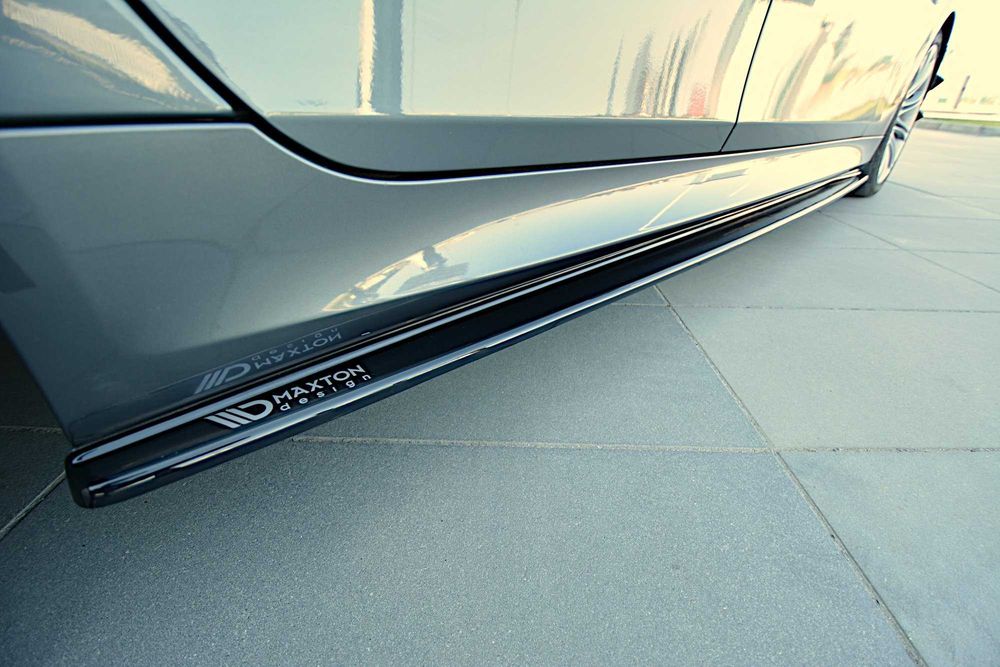 Splitter praguri  pentru BMW 5 E60/61 M-PACHET negru lucios