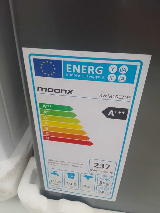 Стиральная машина автомат янги упаковкада MOONX 10 кг инверторные пар