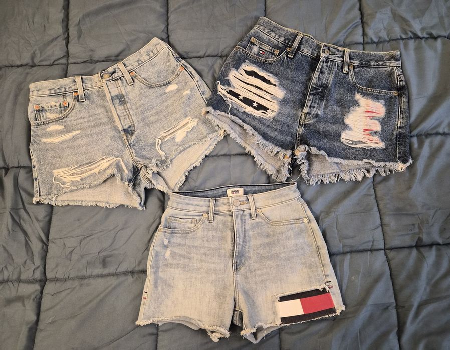 Alexander Wang, Tommy Hilfiger, Levis, Pause къси панталонки