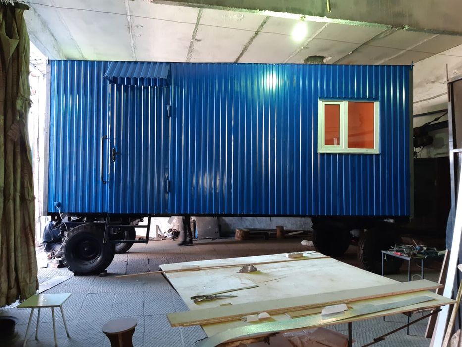 Передвижной вагончик на шасси