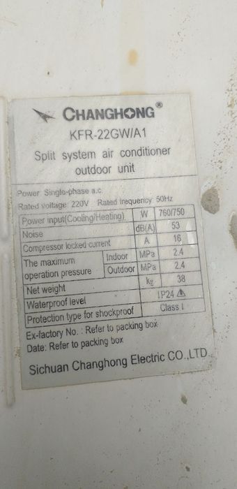 Kondinsioner sotiladi