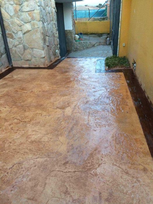 Pavaje beton amprentat si elicopterizat