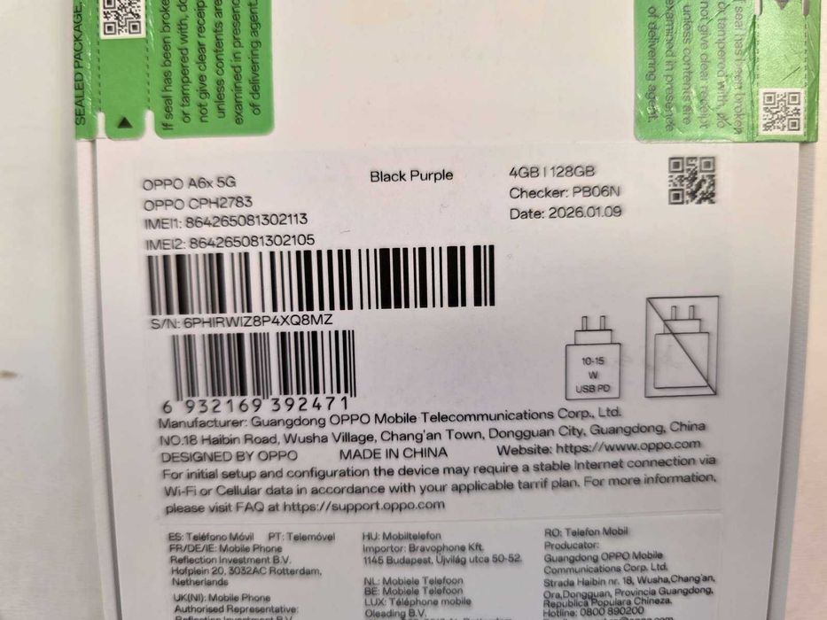 Oppo A6x 5G, SIGILAT - KLI Amanet