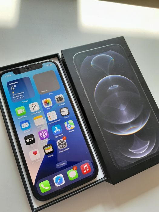 Айфон 12 про 256 гб без ремонта