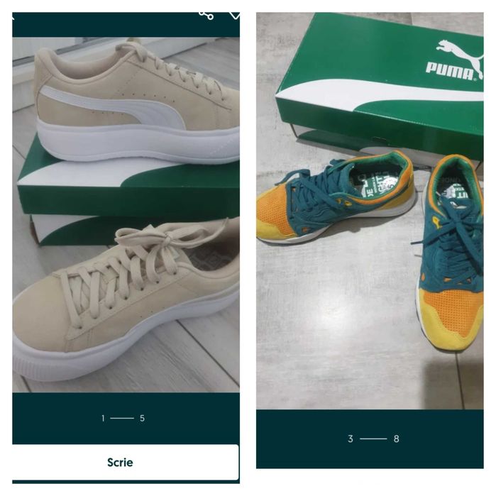 Adidasi puma 100% originali la cutie 38