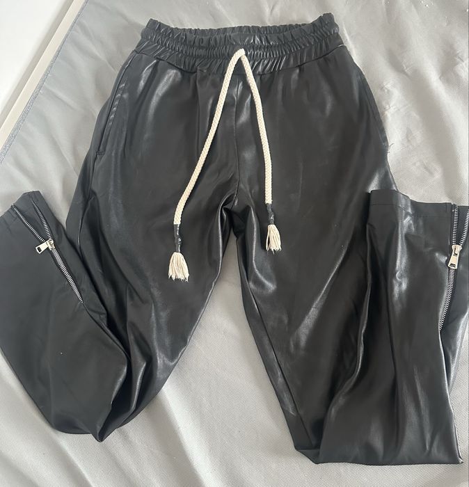 pantaloni young rich white