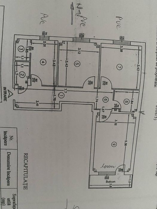 Apartament cu 3 camere, vedere panoramică, ultracentral – Strada Moldovei, Pascani