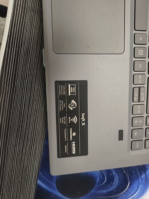 Ноутбук Acer swift x core i7-11