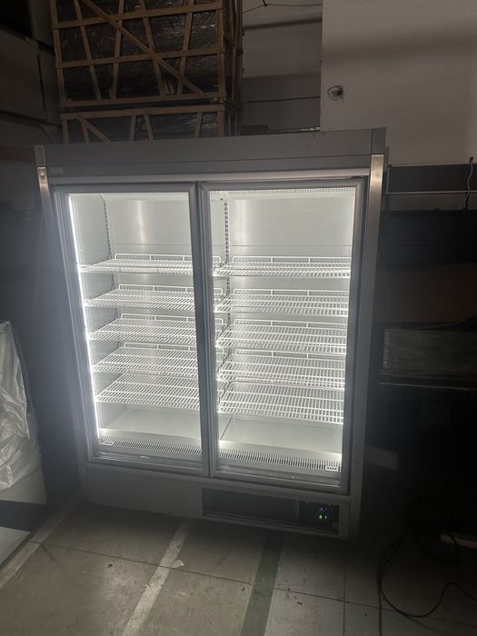 Vitrina dubla congelare / 156 cm / Uzat - Stare buna