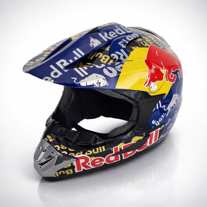 Кросова каска RED BULL, Full Face, DOT Сертификат, Размер: S; M;