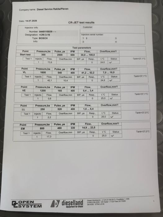 Дюзи за ауди 2,7тди проверени/injektori za Audi 2,7tdi