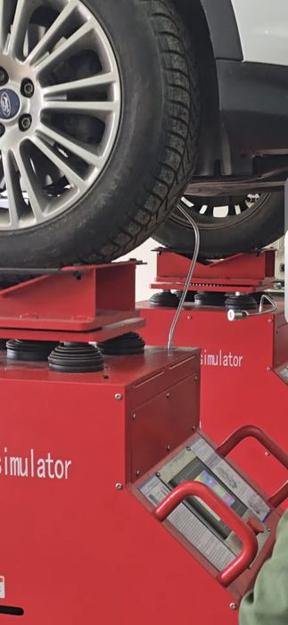 Simulator de drum pentru verificat suspensia auto, 19800 de lei tva inclus