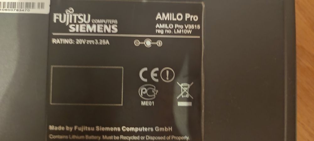 Laptop Fujitsu Siemens amilo pro