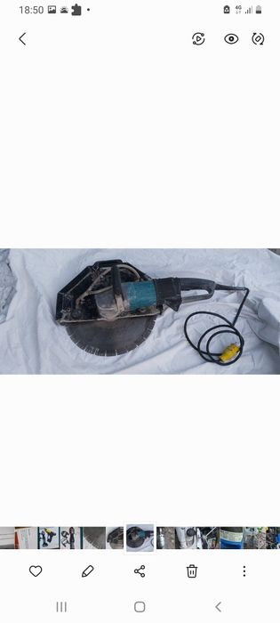 Makita 400 mm husqvarna 770 drujba beton