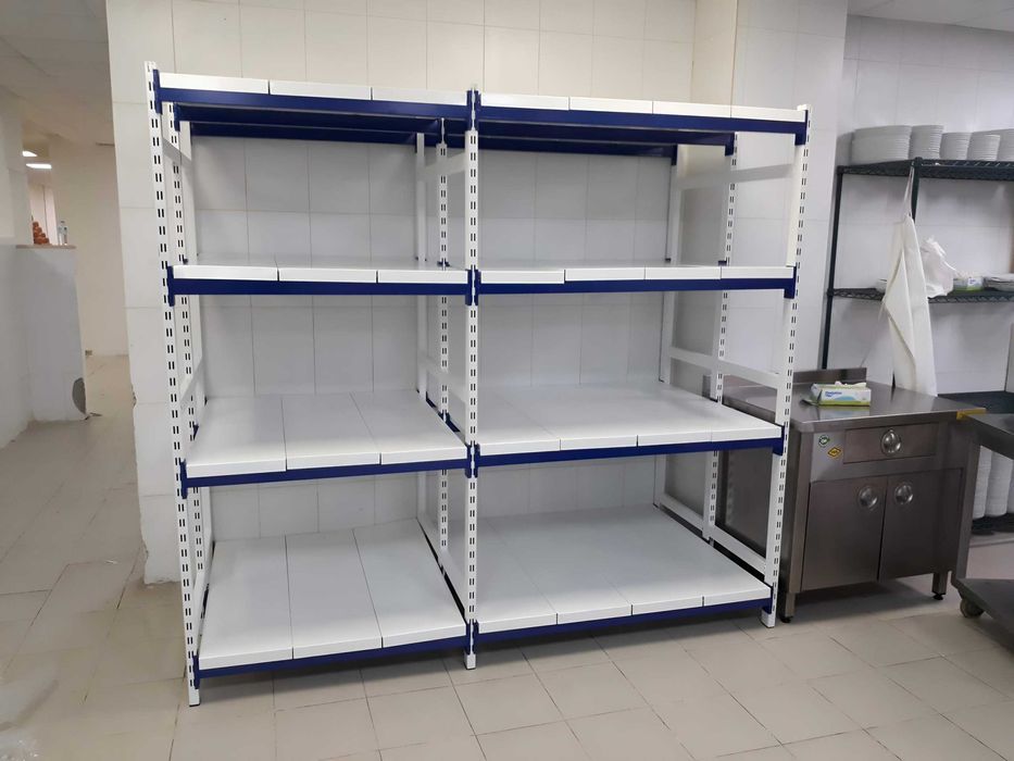 Стелажи за склад | Товароносимост 350-750 кг | Производство по поръчка