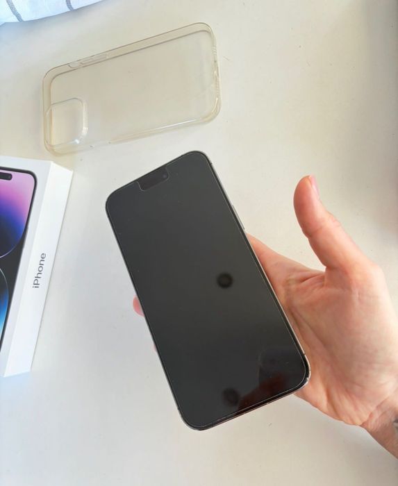 iPhone 14 Pro Max 1TB Deep Purple + кутия + кейсове