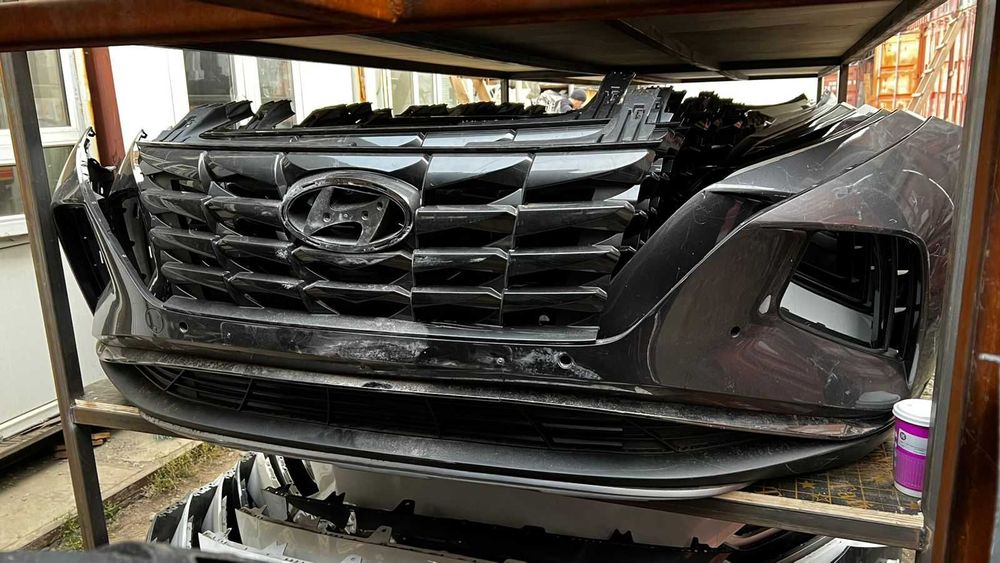 Бампер передний cборе буу оригинал Hyundai Tucson 21-23 Туксон