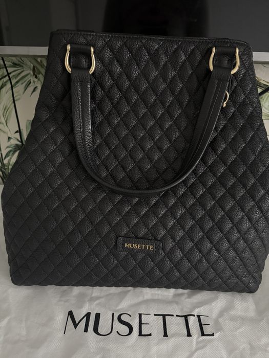 Geanta din piele naturala Musette model Arnela