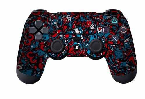 Виниловая наклейка на джостик ps4